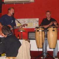 Beat Those Congas Rick! Click for a larger image